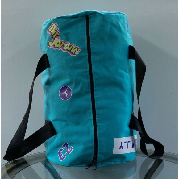 Nike Air Jordan Jumpman Sport Duffel Bag Blue Michael Jordan Strap Bag - Picture 5 of 12